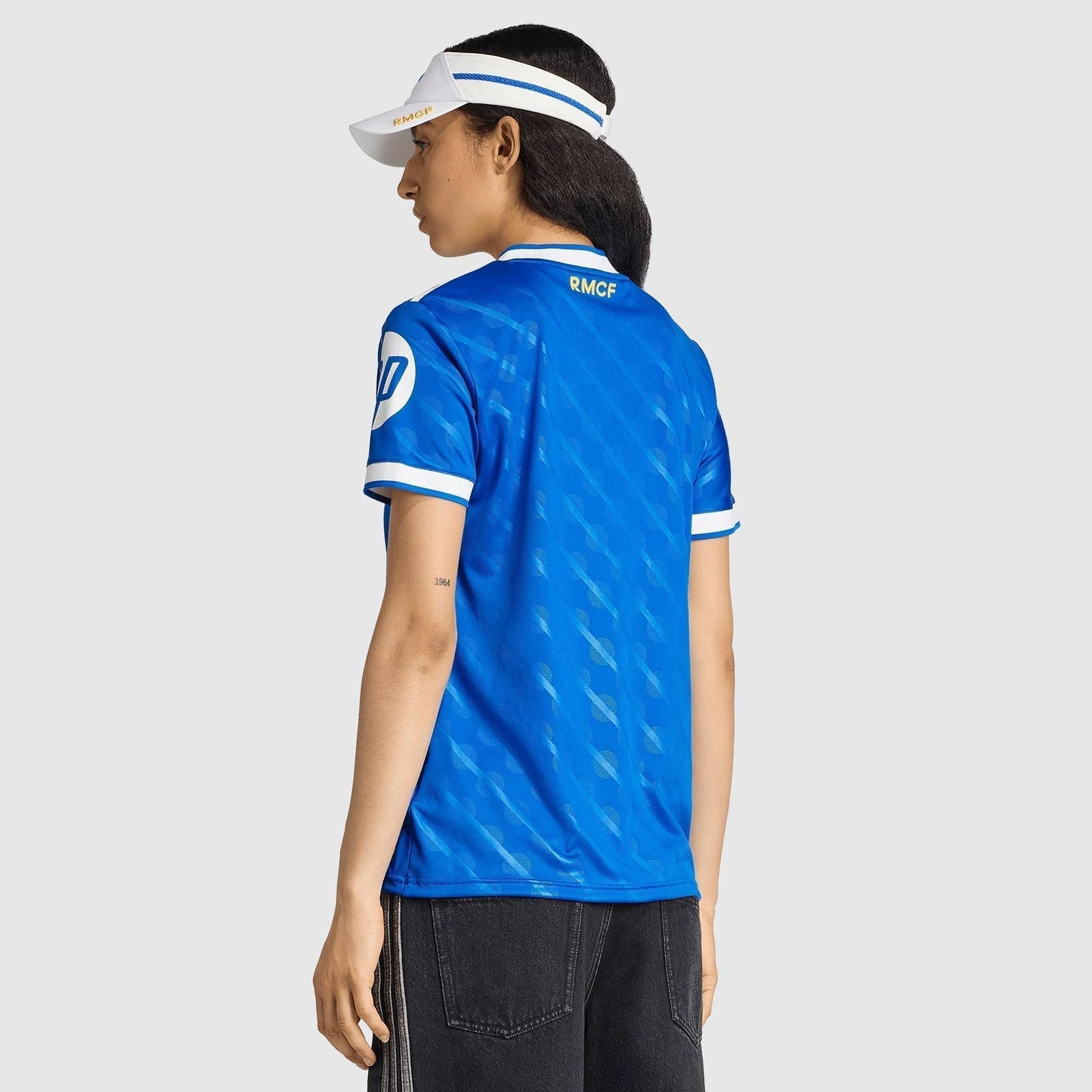 Camisa Feminina Adidas Real Madrid 2025/26 III - detalhe da gola