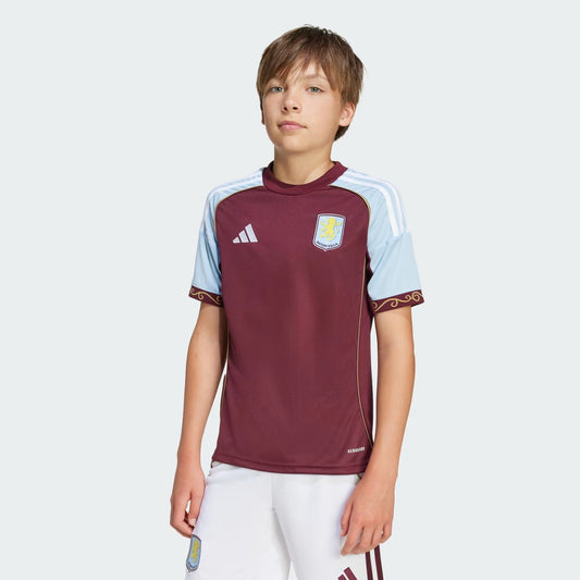 Conjunto Infantil Adidas Aston Villa 2025/26 I - vista traseira