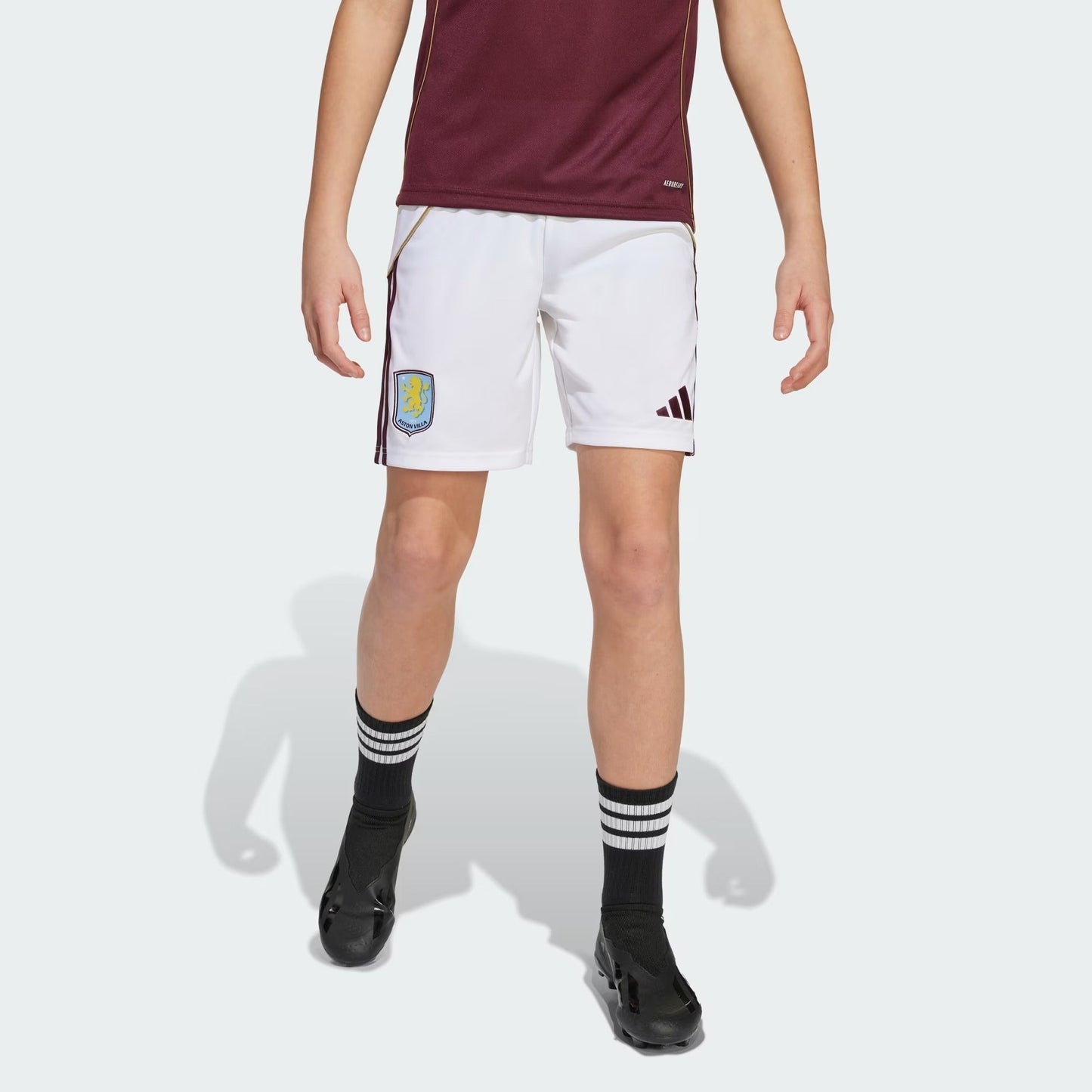 Conjunto Infantil Adidas Aston Villa 2025/26 I - etiqueta