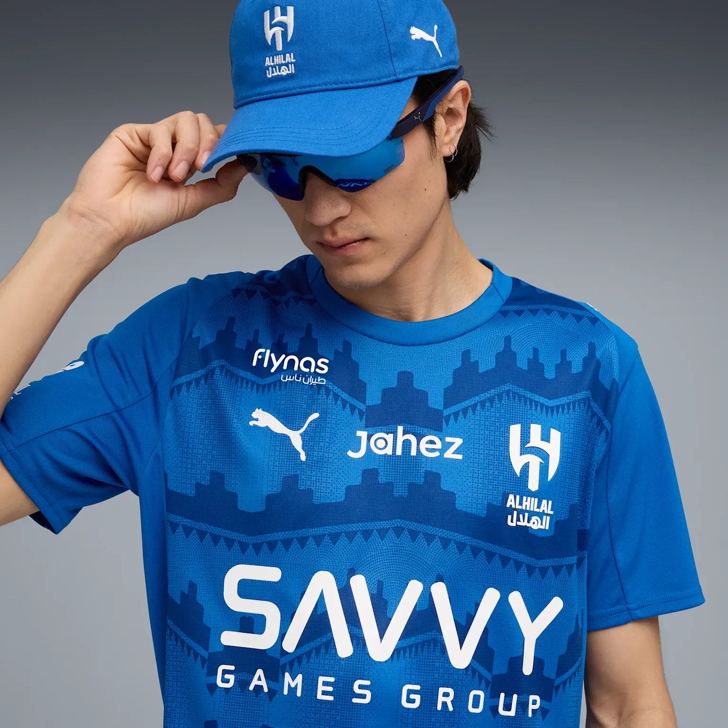 Camisa Al Hilal 2025/26 I - detalhe da gola