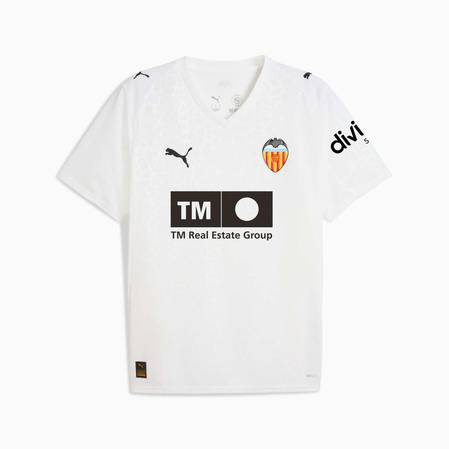 Camisa Puma Valencia 2025/26 I - detalhe da manga