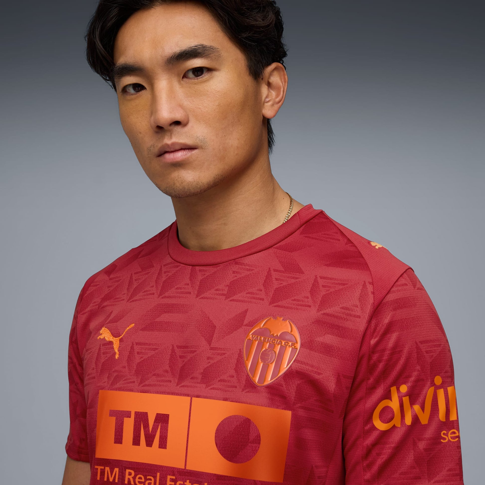 Camisa Puma Valencia 2025/26 II Torcedor - vista traseira