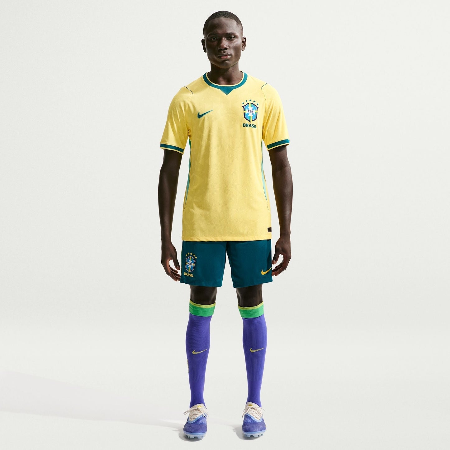 Camisa Seleção Brasileira Jogador 2026/27 I - detalhe da gola