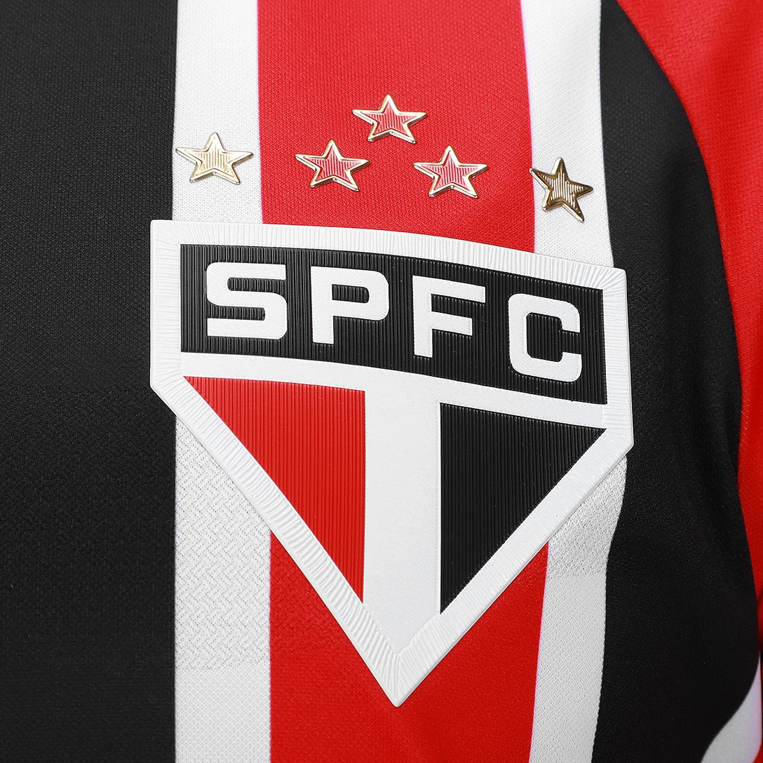 Camisa New Balance São Paulo 2025/26 II Jogador - detalhe da gola