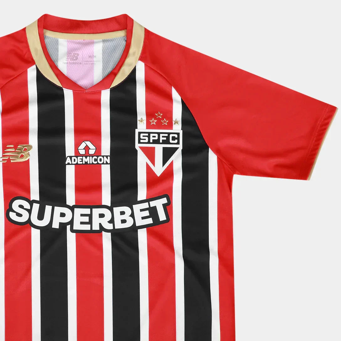 Camisa New Balance São Paulo 2025/26 II Jogador - detalhe