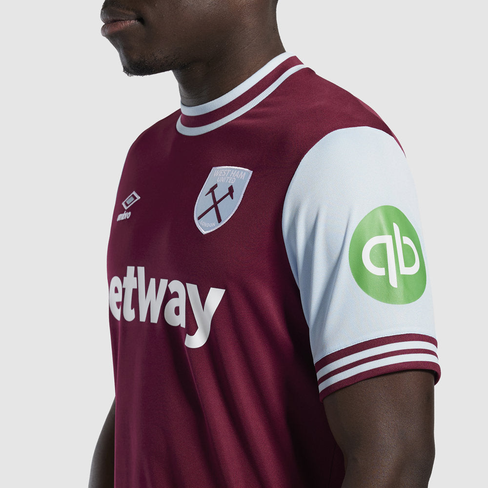 Camisa West Ham 2024/25 I Torcedor - vista traseira